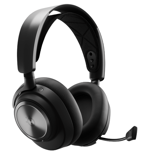 אוזניות גיימרים אלחוטיות SteelSeries Arctis Nova Pro Wireless צבע שחור