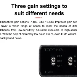 מגבר אוזניות TOPPING L30 II – תמונה 6
