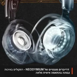 ⁦אוזנית גיימינג אלחוטיות SteelSeries Arctis Nova 7 WOW Edition⁩ – תמונה ⁦6⁩