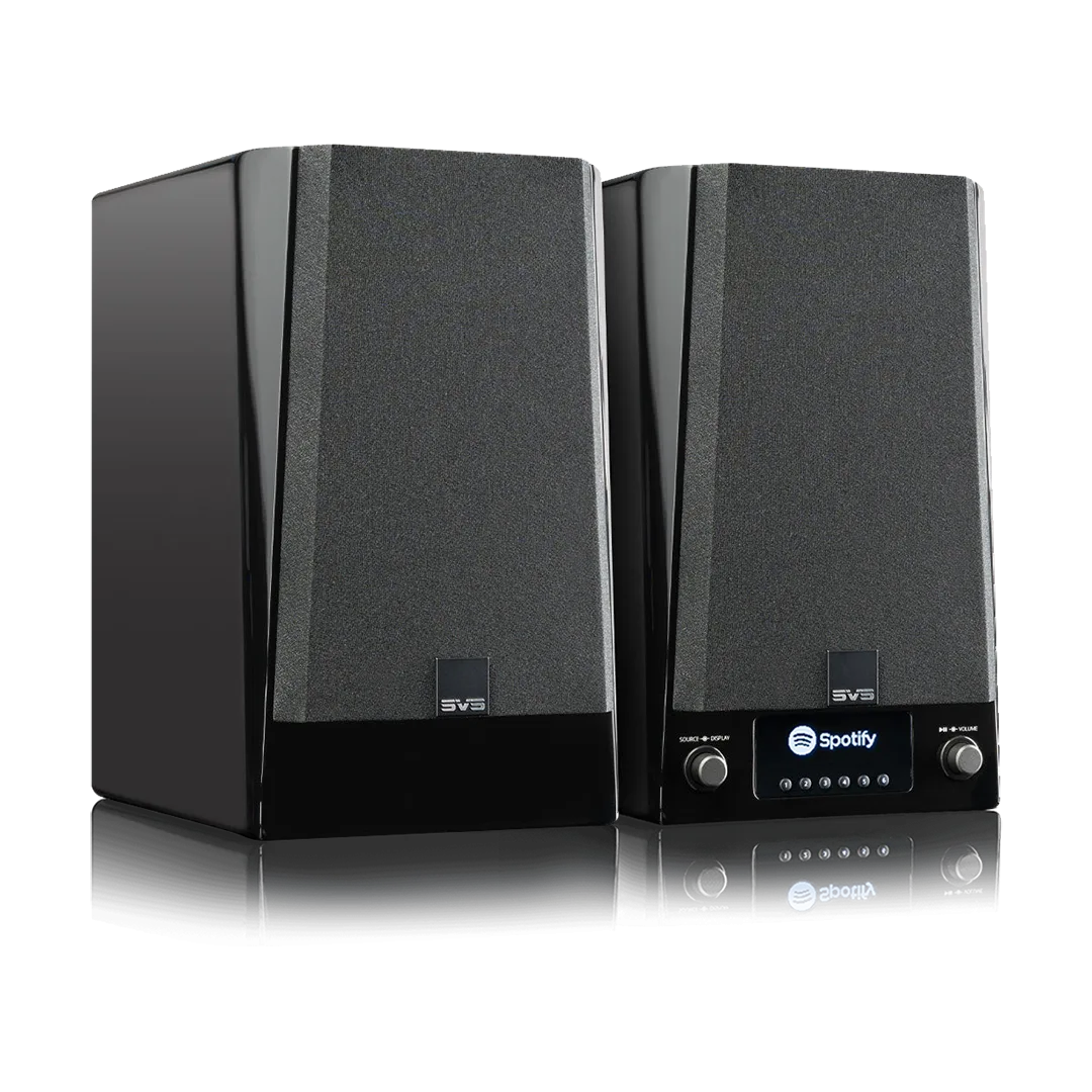 רמקולים SVS Prime Wireless Pro בצבע שחור מבריק