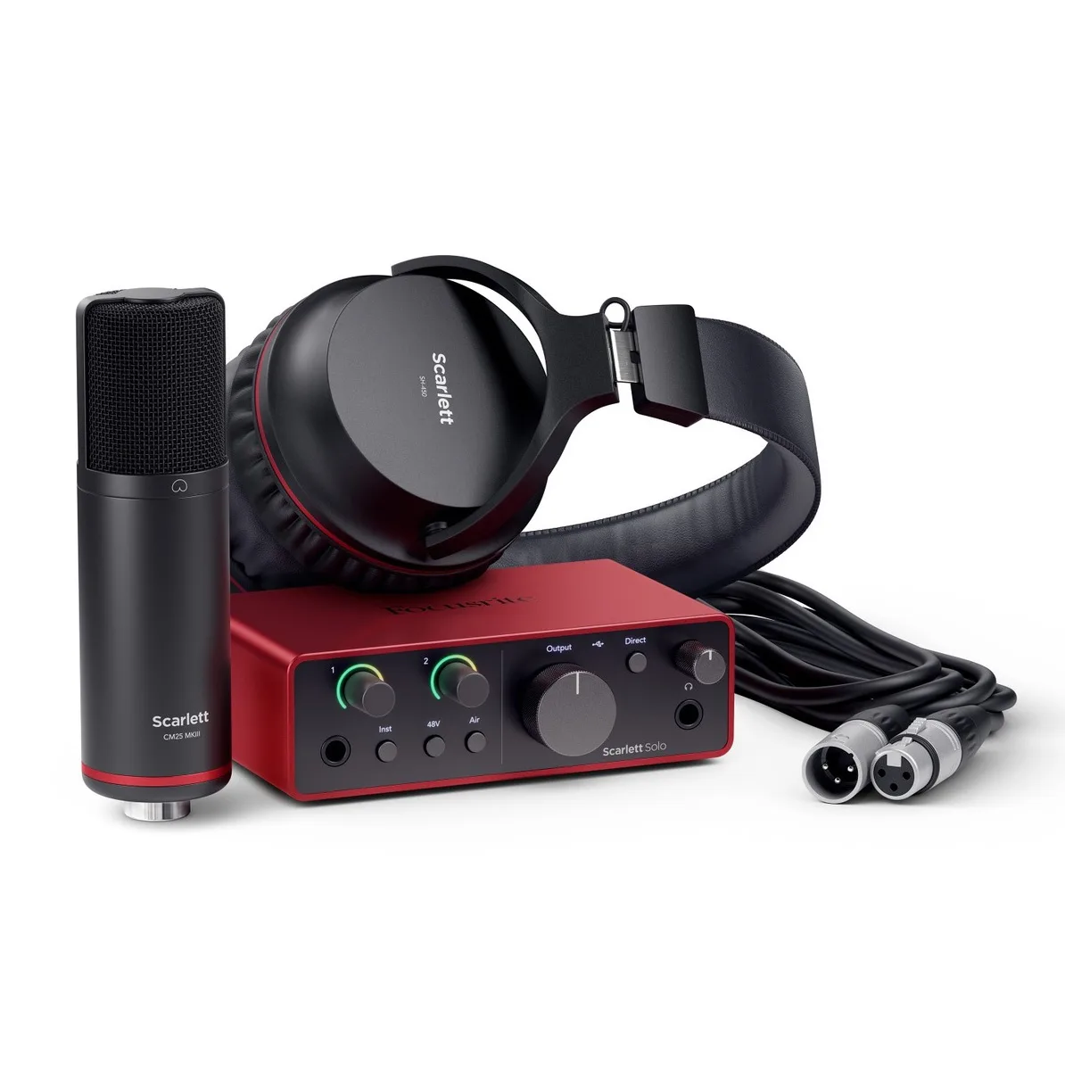 חבילת אולפן Focusrite Scarlett Solo Studio 4th Gen