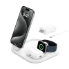 משטח טעינה אלחוטי מגנטי Belkin BOOST CHARGE 15W Qi2 טעינה של עד 3 מכשירים בו‑זמנית