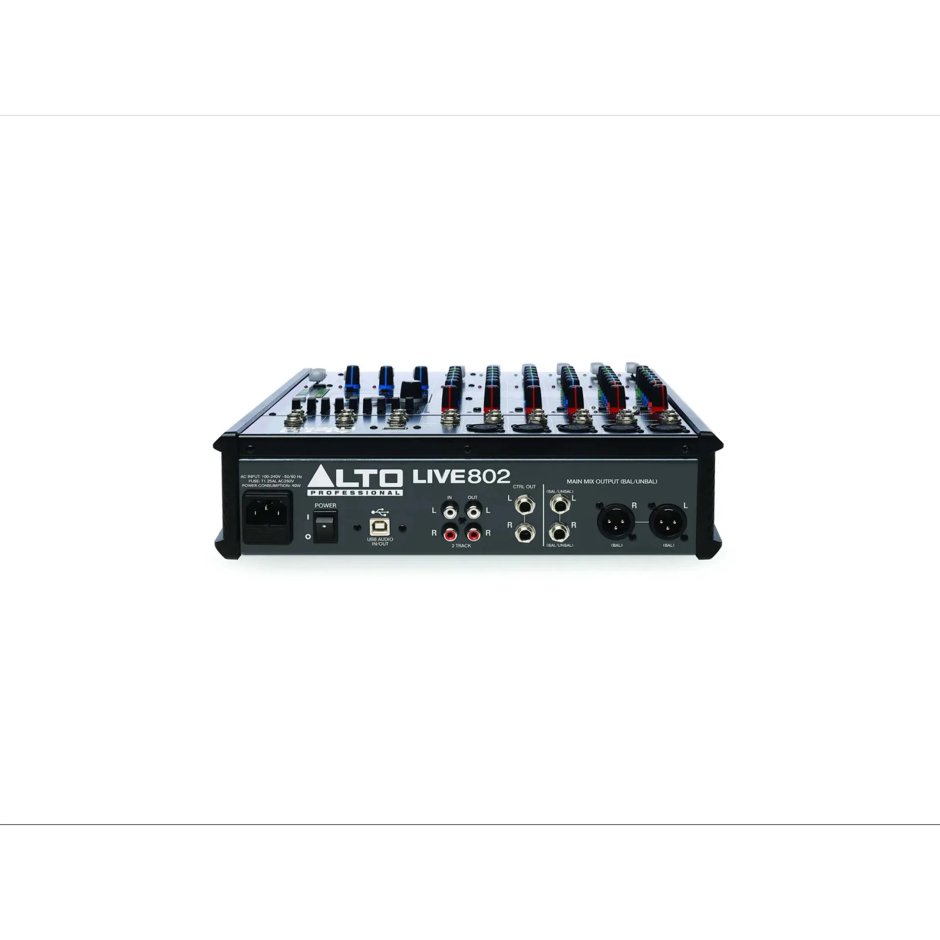 ALTO LIVE 802 מיקסר אנלוגי 8 ערוצים – תמונה 2