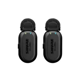 Shure MoveMic Two זוג מיקרופוני דש אלחוטיים לסמארטפון