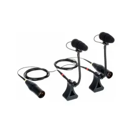 זוג מיקרופונים לפסנתר DPA 4099 Piano Core עם זוג תופסנים