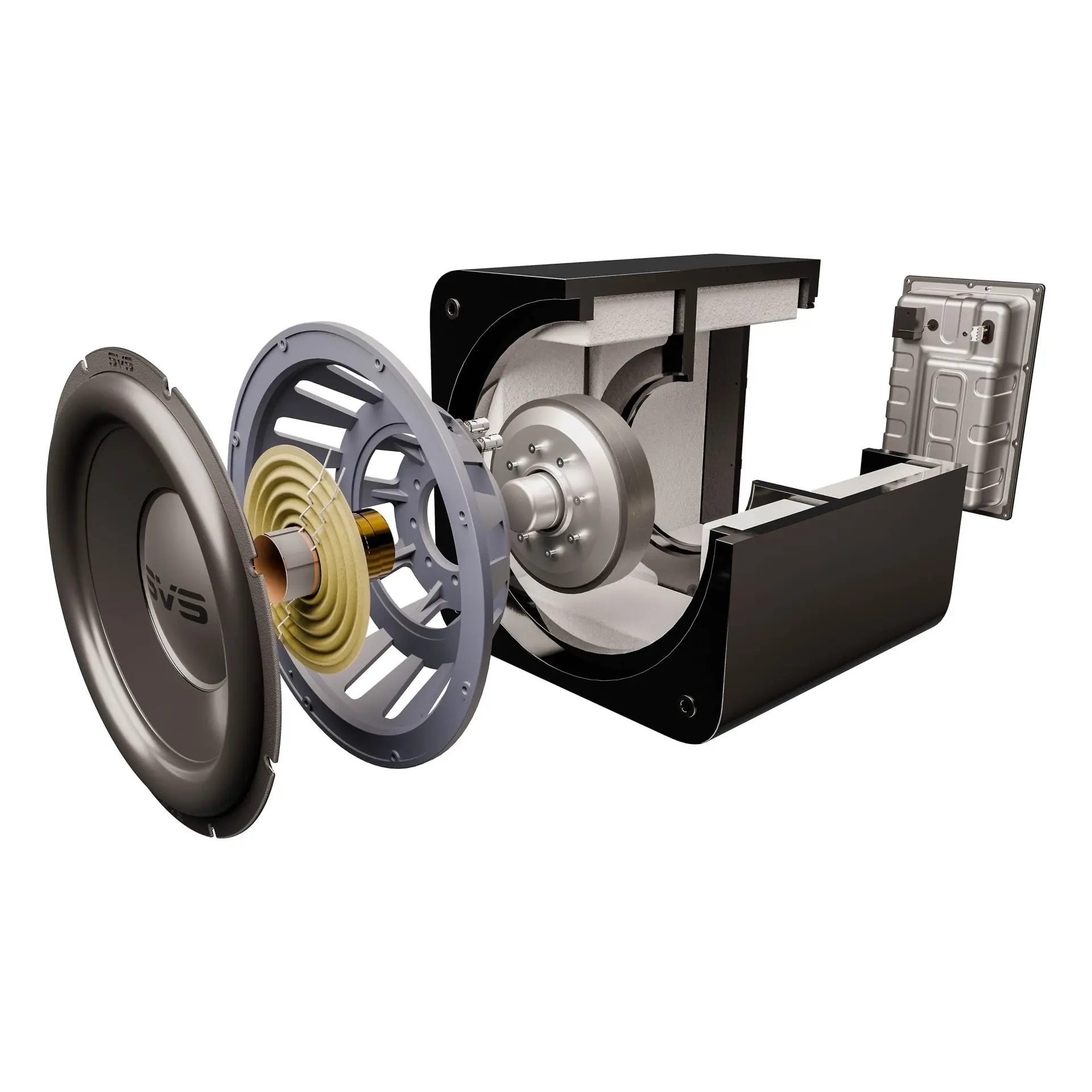 סאב-וופר SVS SB-3000 R Black Ash – תמונה 4