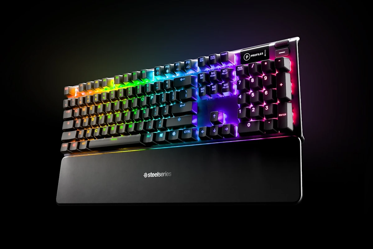 STEELSERIES מקלדת גיימרים Apex 5 US LED – תמונה 5