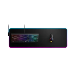 STEELSERIES משטח לעכבר עם תאורת LED RGB 900 mm x 300 mm x 4 mm