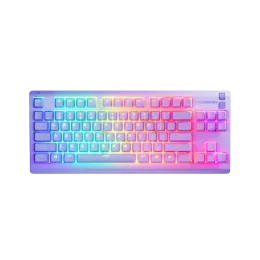 STEELSERIES מקלדת גיימרים TKL Apex 3 US LED לבנדר