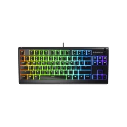 STEELSERIES מקלדת גיימרים Apex 3 TKL US LED שחור