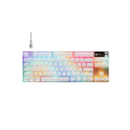 STEELSERIES מקלדת גיימינג מכאנית Apex Pro Gen 3 TKL לבן