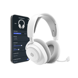 ⁦STEELSERIES אוזניות גיימינג אלחוטיות Arctis Nova 7P Gen 2 לבן⁩ – תמונה ⁦3⁩
