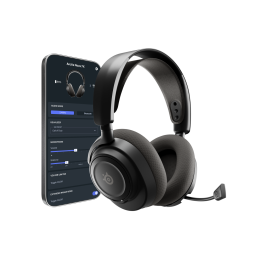 STEELSERIES אוזניות גיימינג אלחוטיות Arctis Nova 7X Gen 2 שחור – תמונה 3