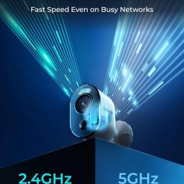 ⁦מצלמת אבטחה חיצונית אלחוטית REOLINK ARGUS 3 ULTRA 4K 8MP Ultra HD Battery 2.4/5GHz Dual-Band WiFi לבן⁩ – תמונה ⁦2⁩