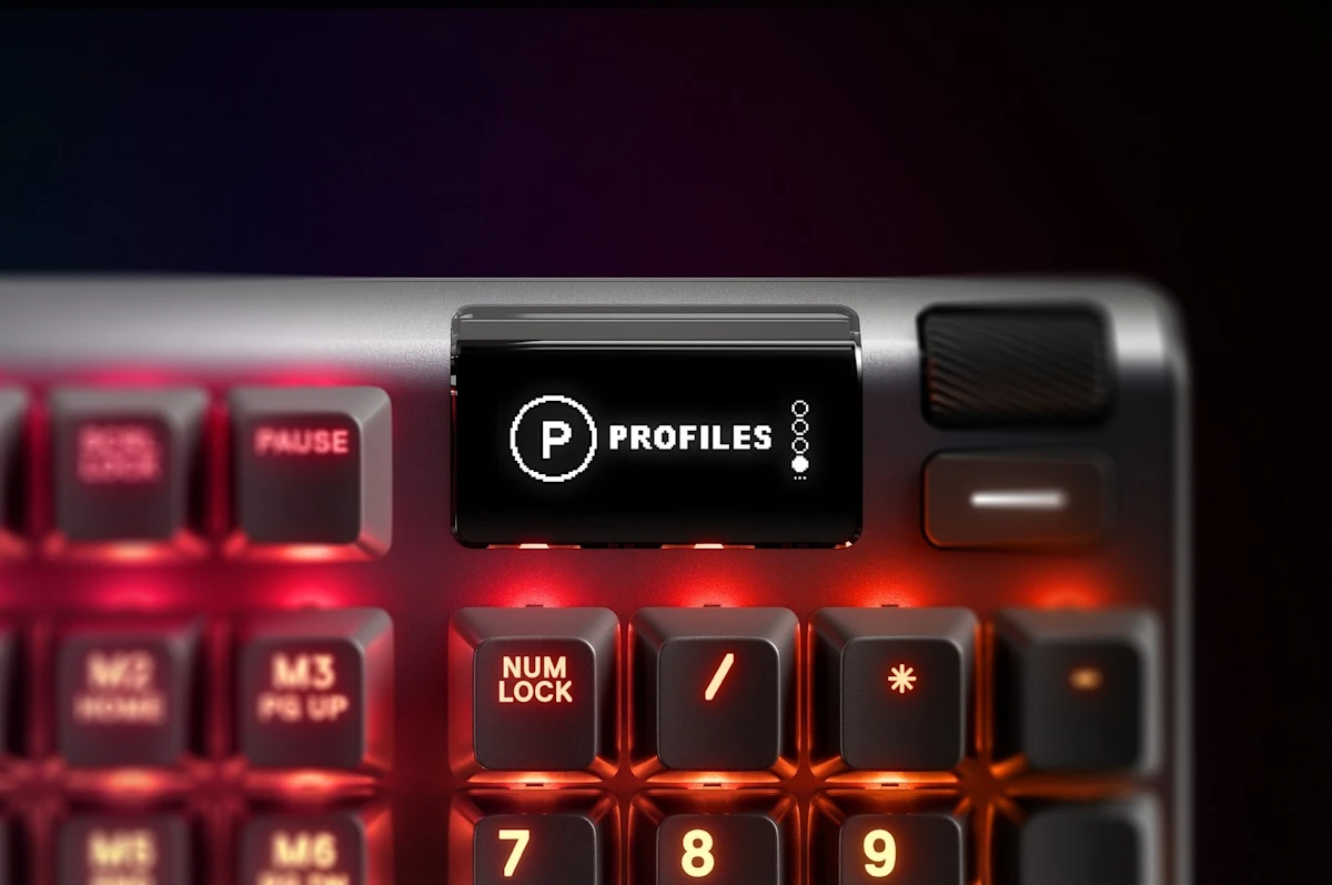 STEELSERIES מקלדת גיימרים Apex 5 US LED – תמונה 3