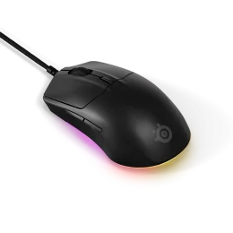 STEELSERIES עכבר חוטי עיצוב ארגונומי קל משקל Rival 3 Gen 2 שחור