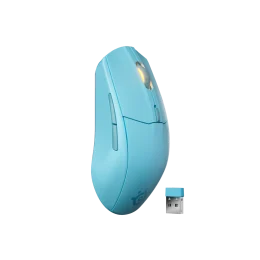 ⁦STEELSERIES עכבר אלחוטי בעיצוב ארגונומי Rival 3 Gen 2 אקווה⁩ – תמונה ⁦5⁩