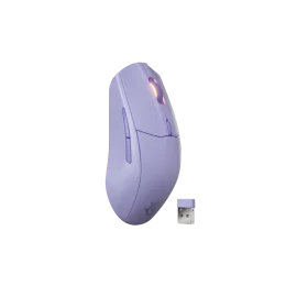 ⁦STEELSERIES עכבר אלחוטי בעיצוב ארגונומי Rival 3 Gen 2 לבנדר⁩ – תמונה ⁦5⁩