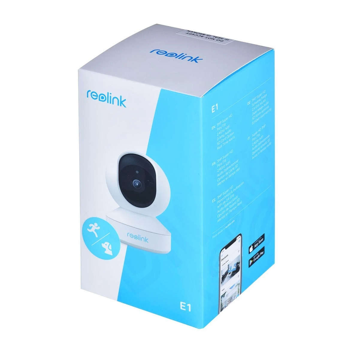 מצלמת אבטחה ביתית REOLINK E1 3MP WiFi לבן – תמונה 7