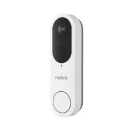 פעמון דלת חכם עם מצלמה באיכות 2K+ עם Wi-Fi כולל סוללה , זוית צפיה 180 מעלות