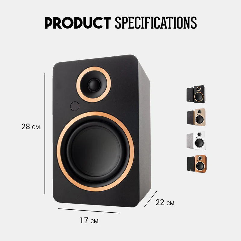 רמקולים מדפיים מוגברים Argon Audio FENRIS A5 – תמונה 3