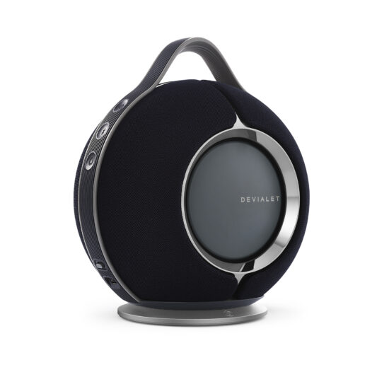 Devialet Mania Deep Black with dock