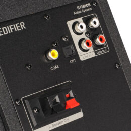 ⁦Edifier R1380DB – רמקולים אקטיביים מקצועיים עם Bluetooth בצבע חום⁩ – תמונה ⁦5⁩